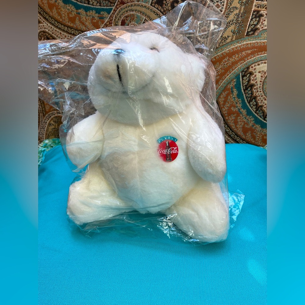 Authentic vtg Always Coca-Cola bear. NWT